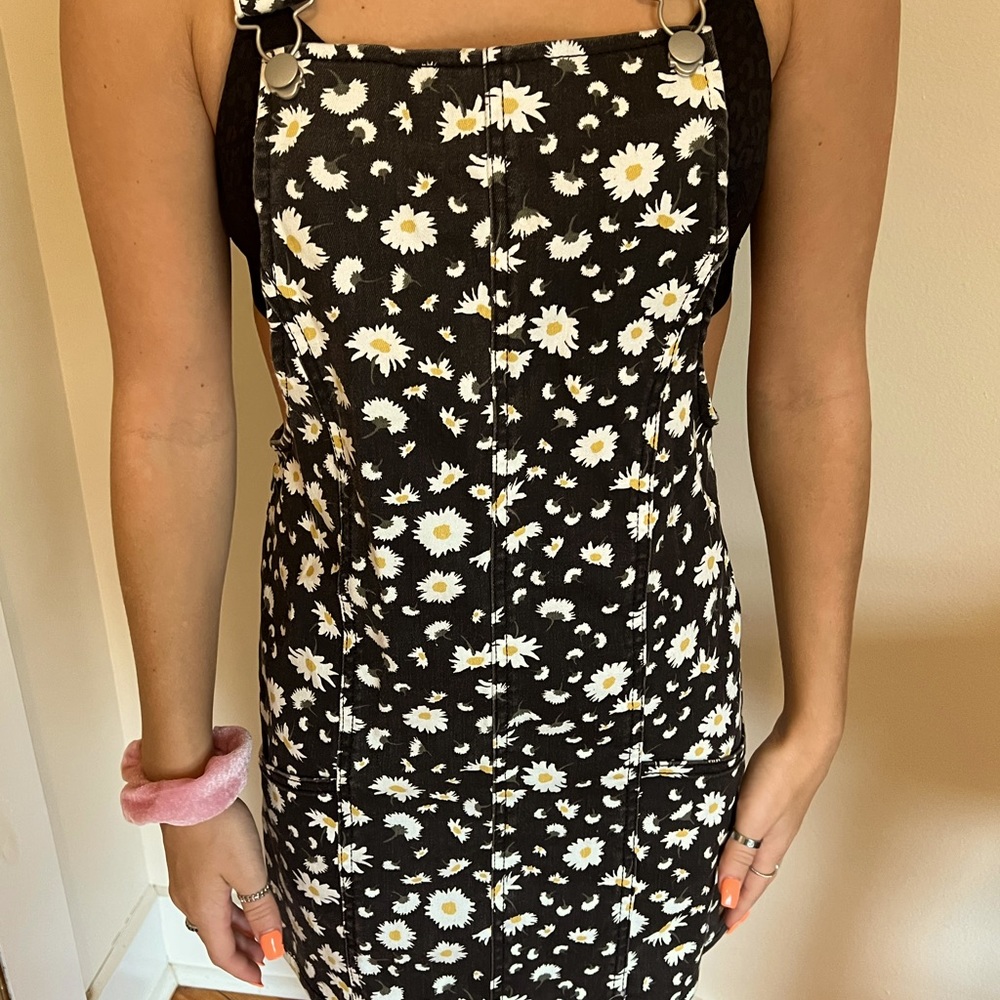 Flower jean dress